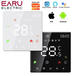 Tuya WiFi Smart Thermostat Electric Floor Heating TRV Water Gas Boiler Temperature Voice Remote Controller for Google Home Alexa