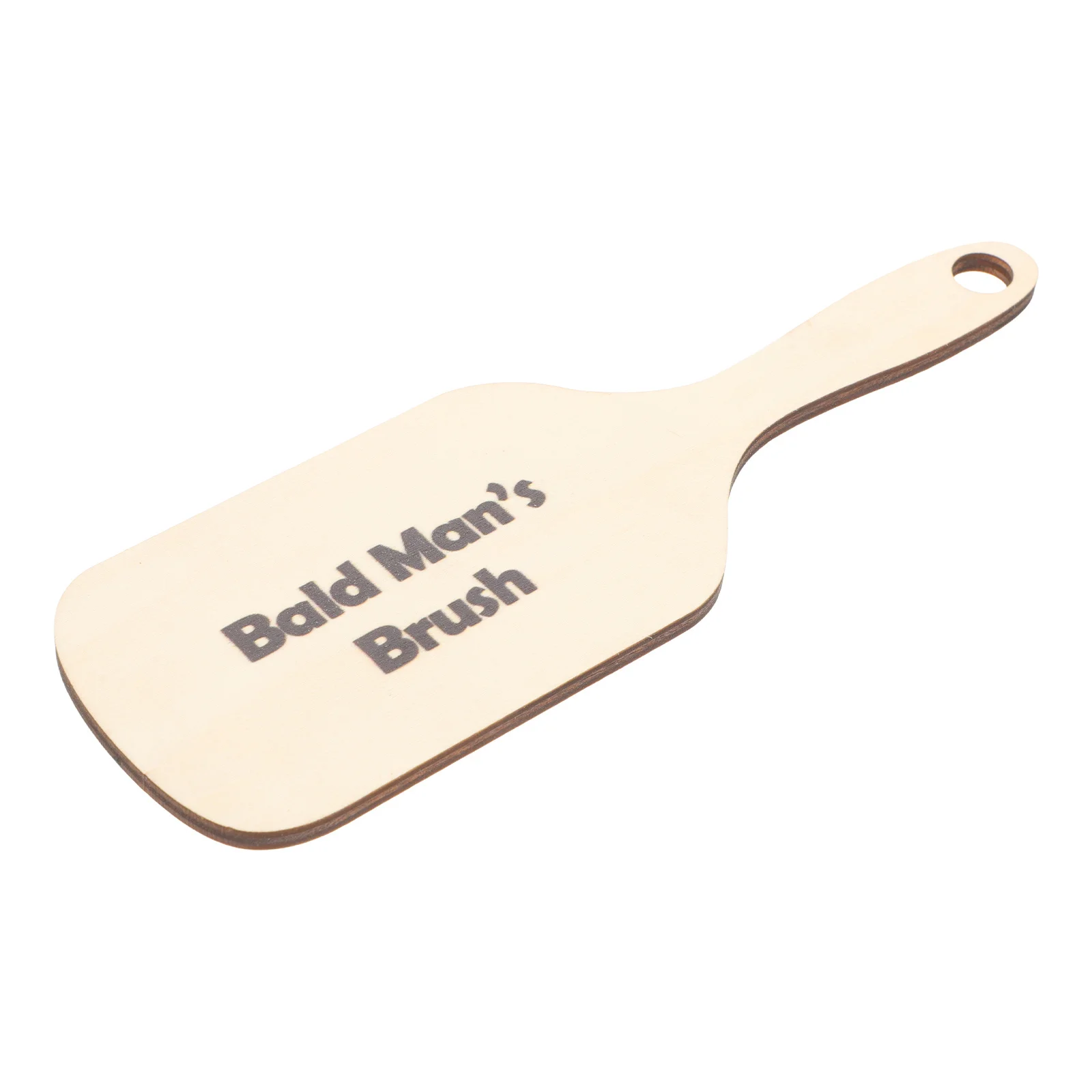 

Wooden Bald Man Comb Funny Grooming Hair Brush Large Wide Tooth Prank Bald Head Styling Combs for Men Beard Mustache Care