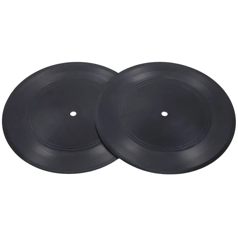 Blank Vinyl Records 7 Inch CD For Room Decor CD Wall Decor Vinyl Records Decor Black Fake Records Decor (36 Pieces)-AT30