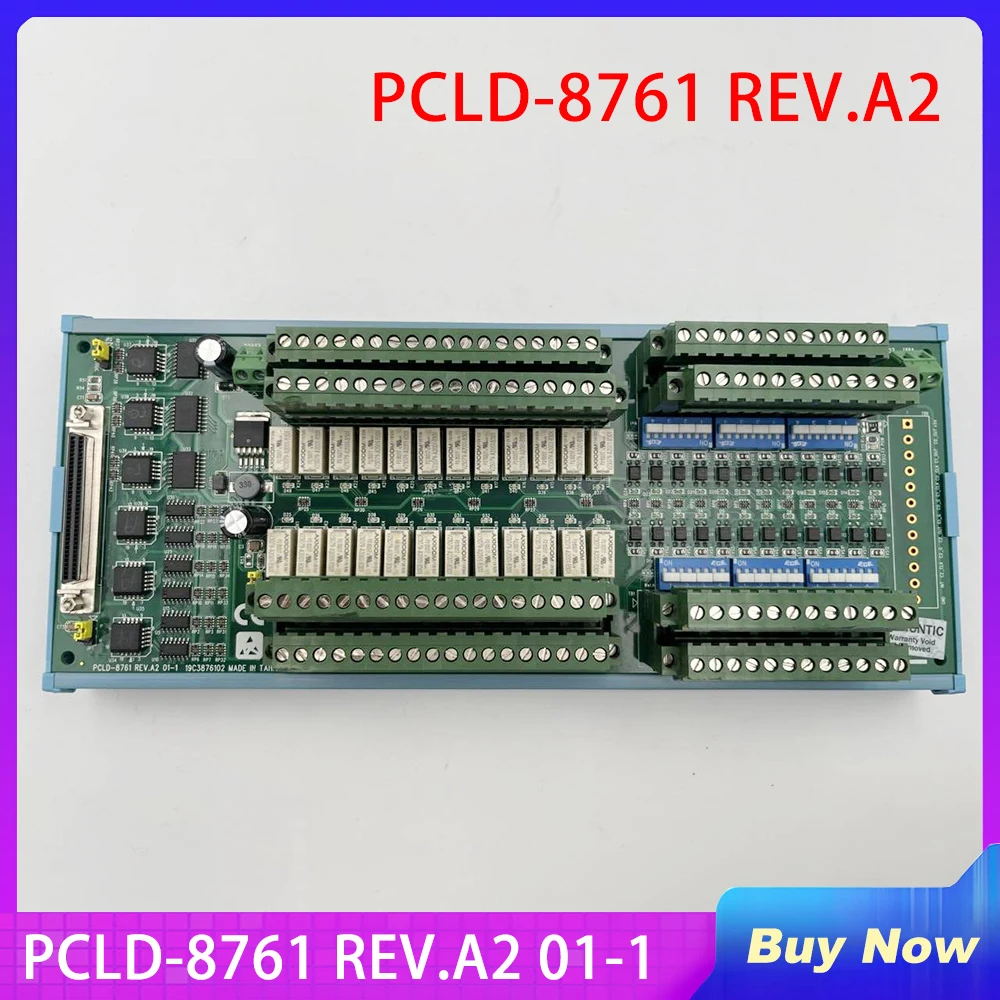 I/O Wiring Terminal Panel 24-Channel Relay And Isolated D/I Board Connector For Advantech PCLD-8761