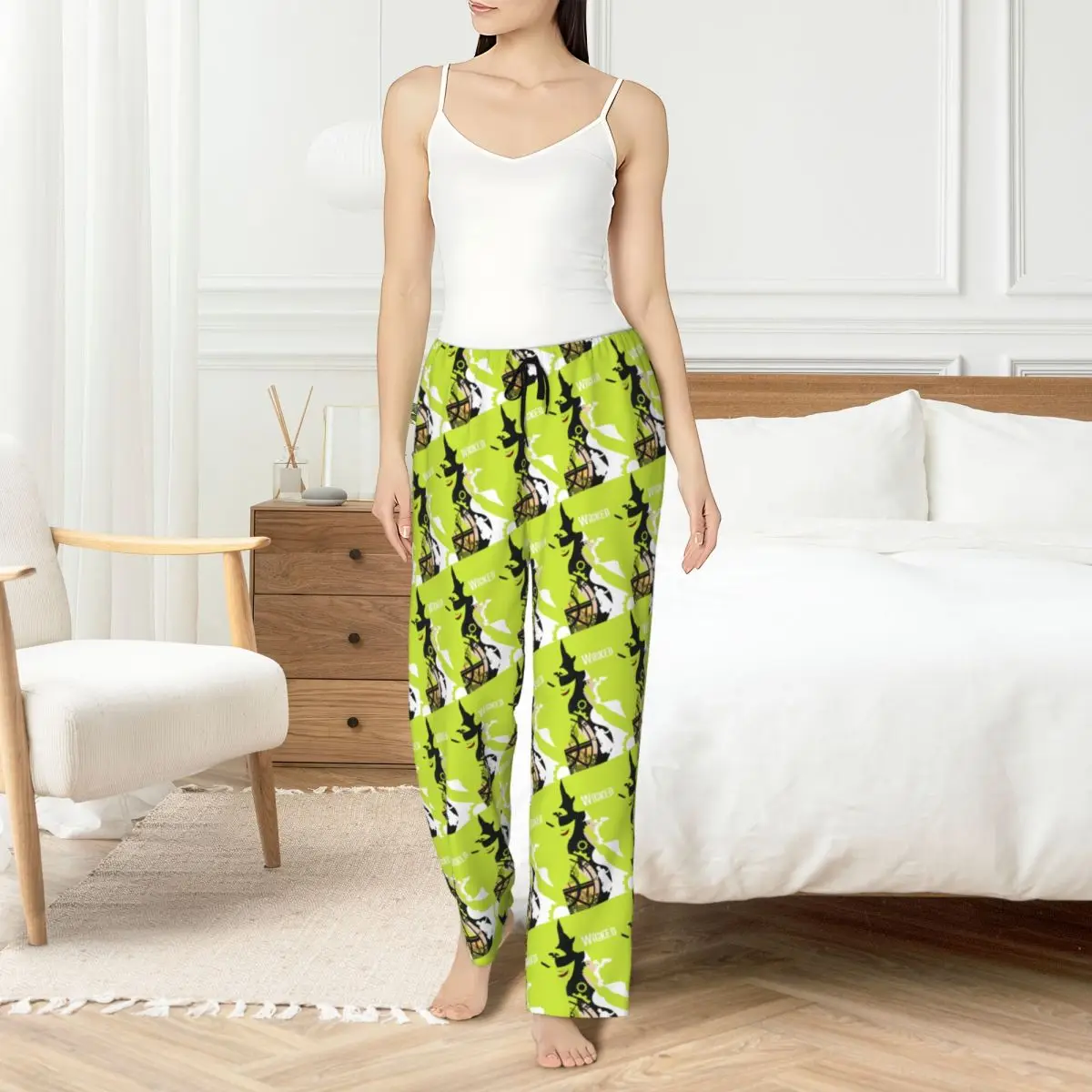 

Custom Wicked The Musical Pajama Pants for Women Sleepwear Lounge Sleep Bottoms Stretch with Pockets