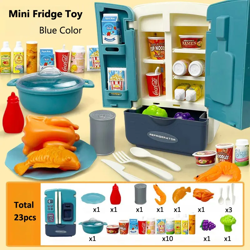 Baby House Playing Kids Kitchen Cooking Toy Children's Microwave Oven Toy Rice Cooker fridge Bread Maker Juicer  Kitchen Pretend