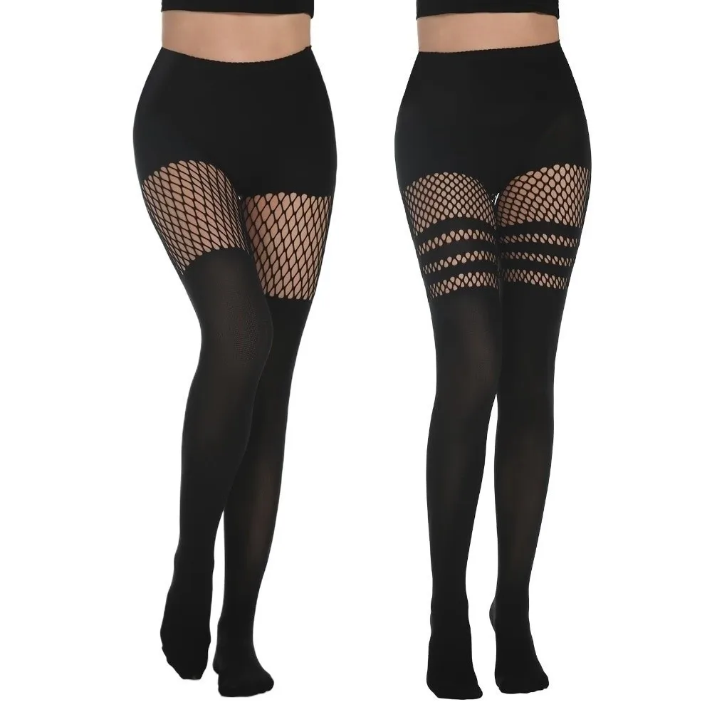 Picture 5: High-Quality Goth Style Fishnet Stockings Sexy Web Pantyhose Sweater Socks Fishnet Tights