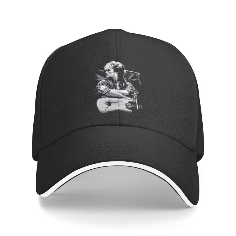 Custom Viktor Tsoi Guitar Baseball Cap Outdoor Women Men's Adjustable Rusian Rock Kino Dad Hat Summer