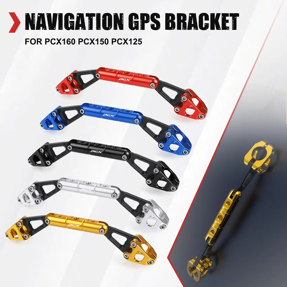 

FOR HONDA PCX 160 150 125 Motorcycle Accessories Aluminum Handlebar Extension Bracket Metal Stents PCX160 PCX150 PCX125