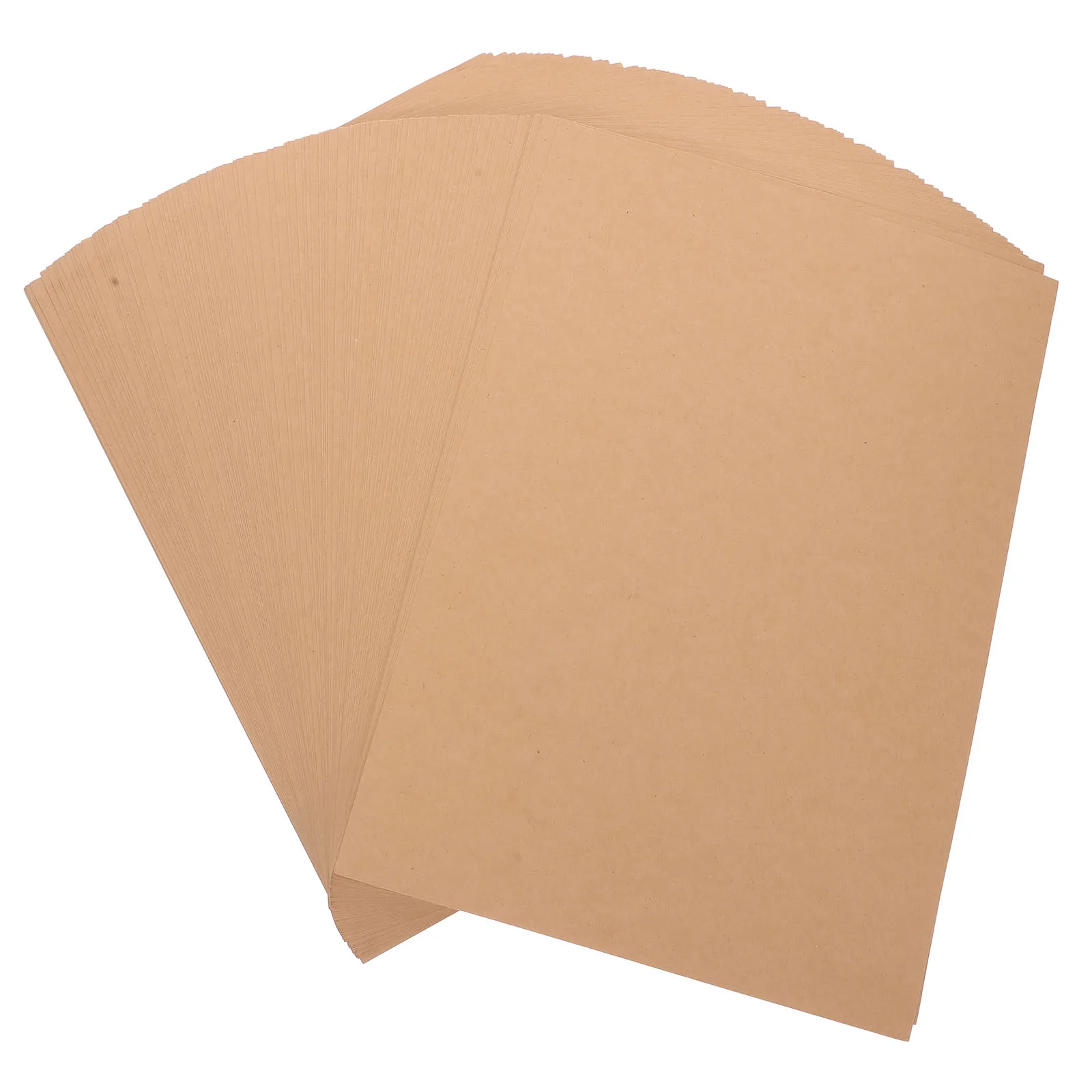 

100 Sheets Kraft Cardstock Plain Blank Note Cards Brown Greeting Stationery Envelopes Craft Paper Ideal for Drawing Painting