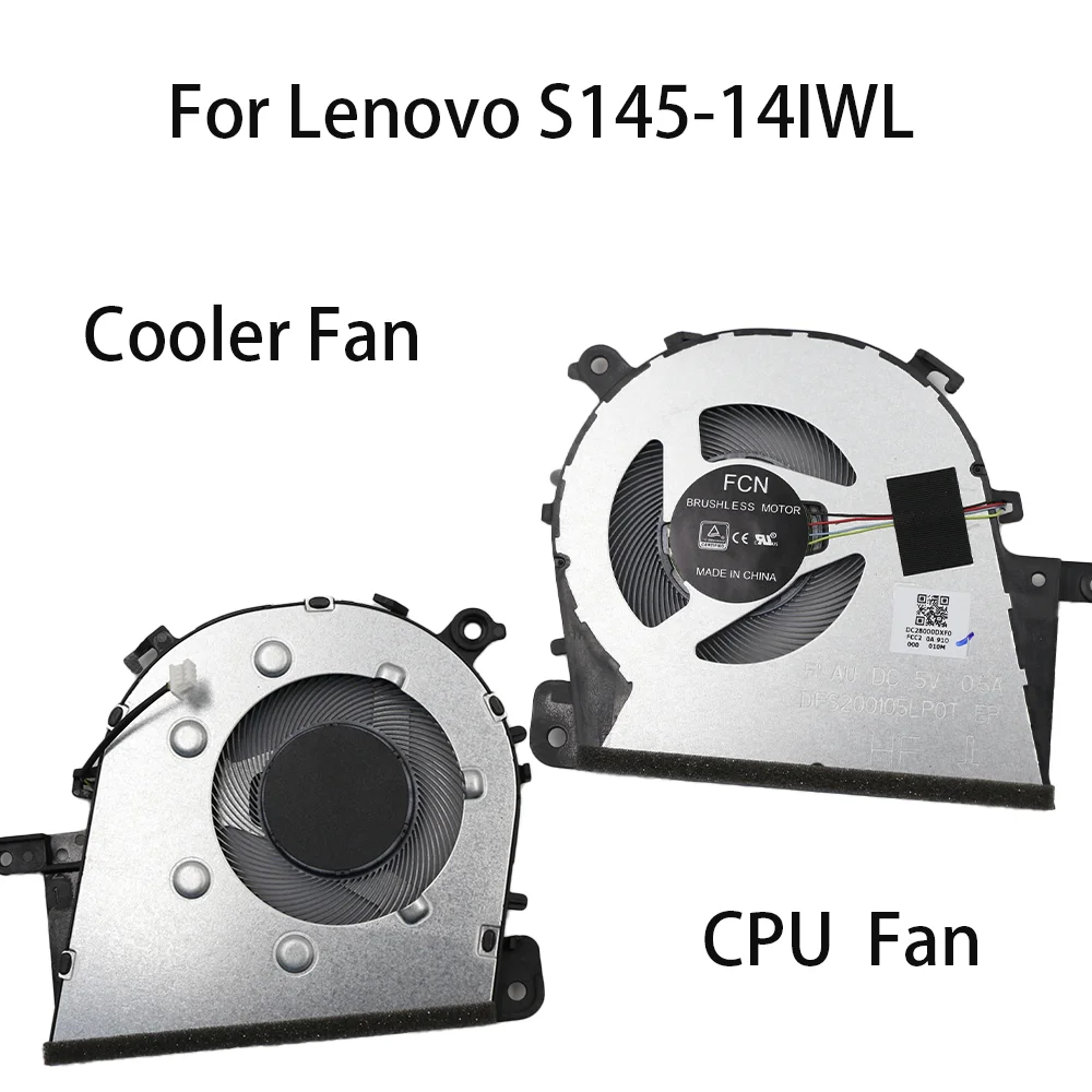 

Original Laptop CPU Cooling Fan For Lenovo S145-14IWL 14AST 14API 14IKB 14IIL DC28000DXF0 FRU 5F10S13876