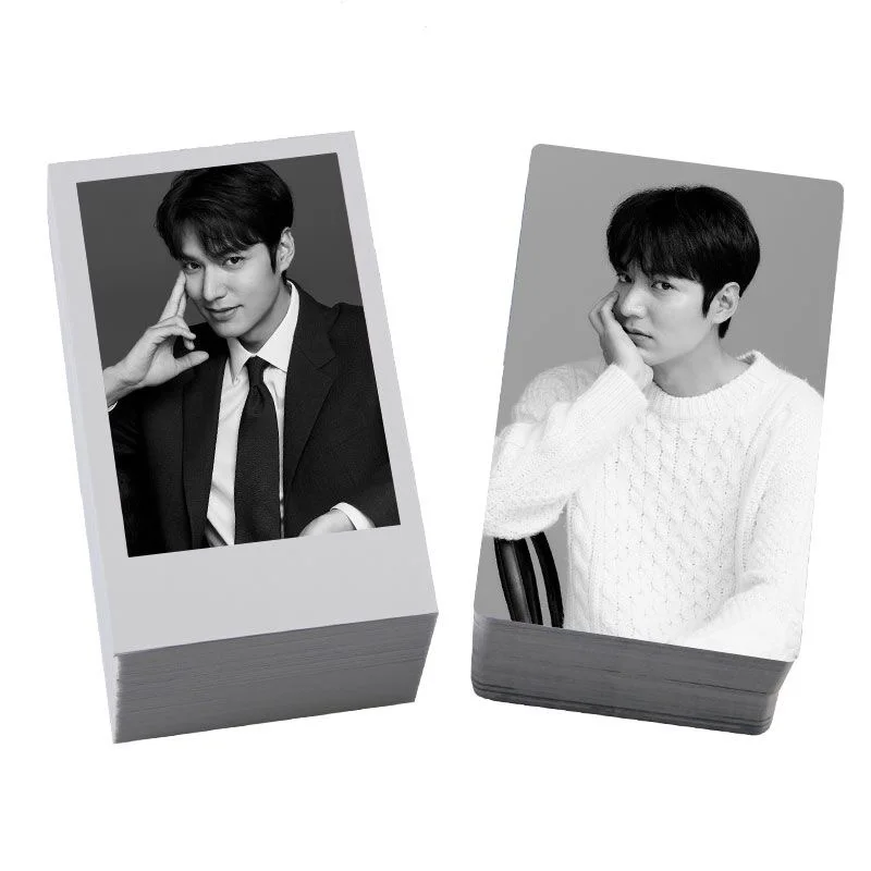 100PC Lee Minho Magazine Cover HD Poster Lomo Cards  Li Minhao Lifestyle Photo Pictures Pai Li De Meal Bus Card Decor Sticker