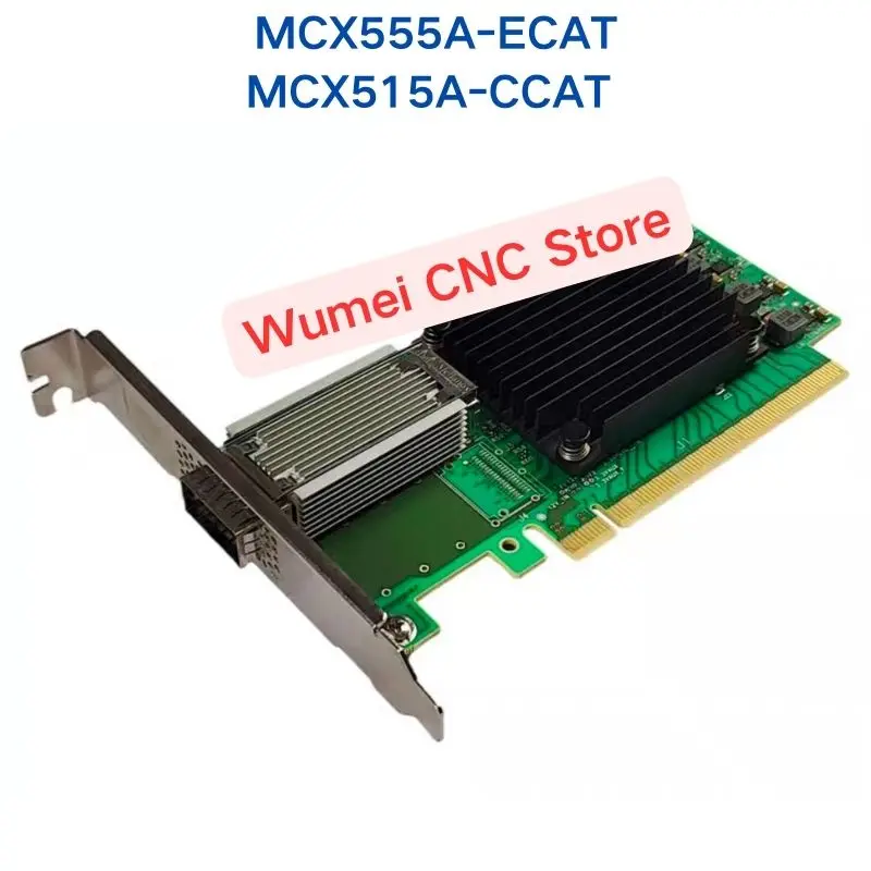

Б/у, проверенная, оригинальная сетевая карта MCX555A-ECAT 100G IB с одним портом 10G для оптоволоконных сетей MCX515A-CCAT