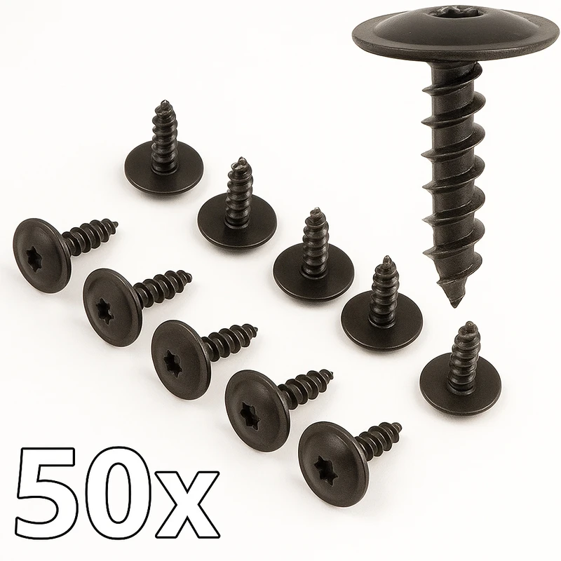10-60pcs 16x5mm Clips Engine Cover Screws Undertray Splash Guard Wheel ArchFastener Clips For VW For Audi Car Accessories