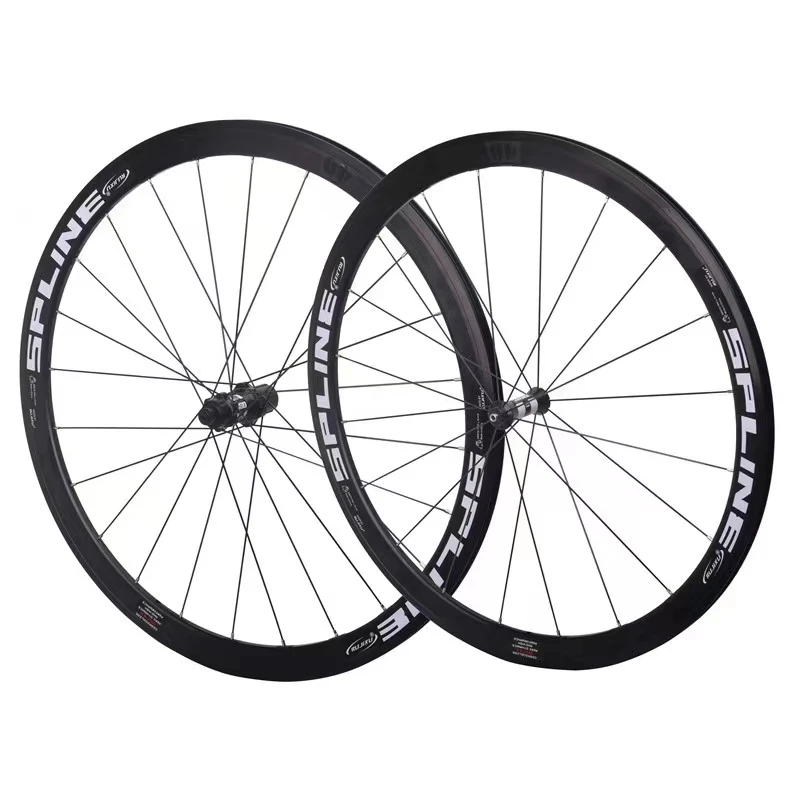 

RUJIXU 700C V-Brake Clincher Road Wheelset, 40mm Rim Depth, R350 Hub, 16/21 Spoke Options