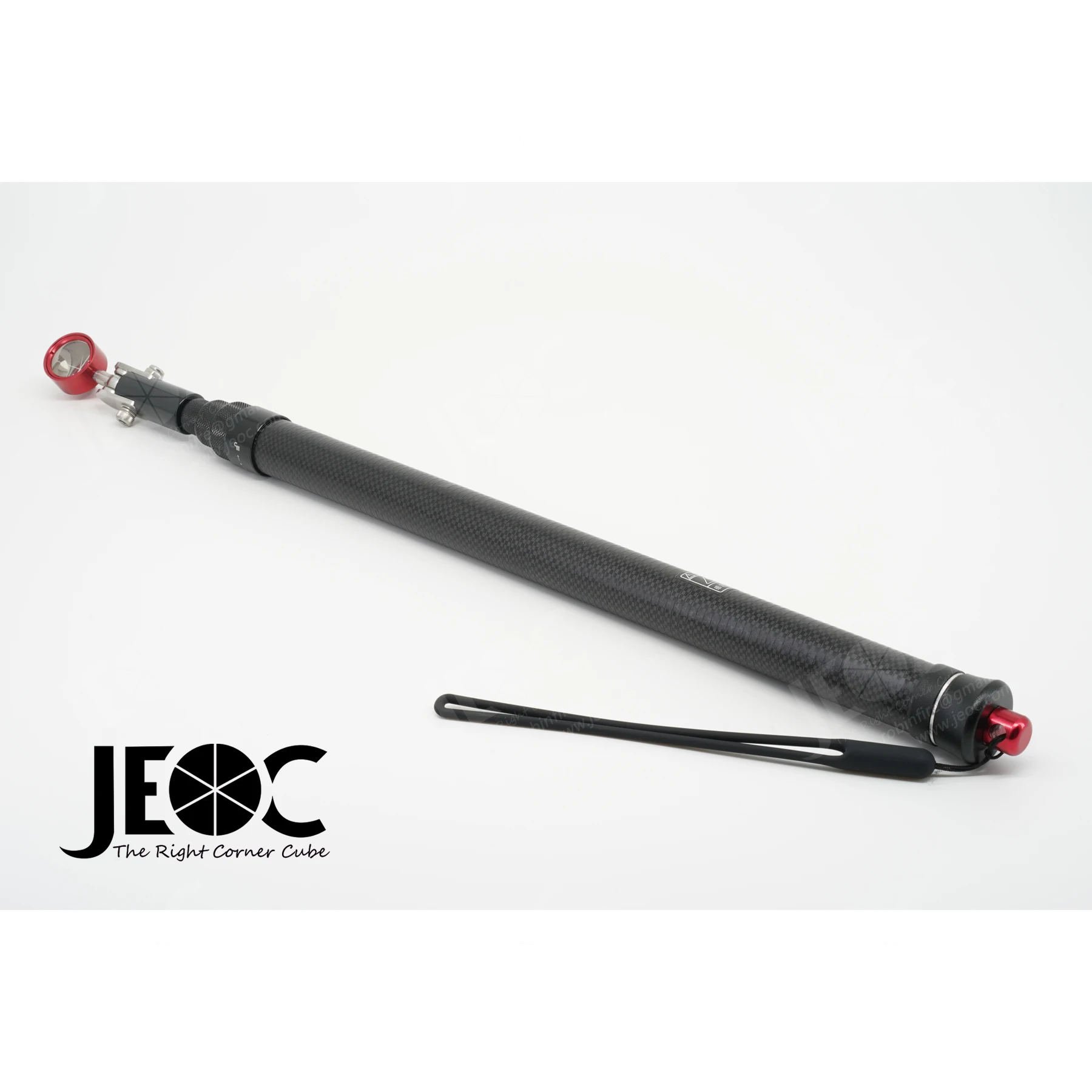 JEOC J-70Ex 0mm Offset Carbon Fiber Stick Prism, Mini Reflector with Telescopic Pole, Replacement of Myzox M-700S