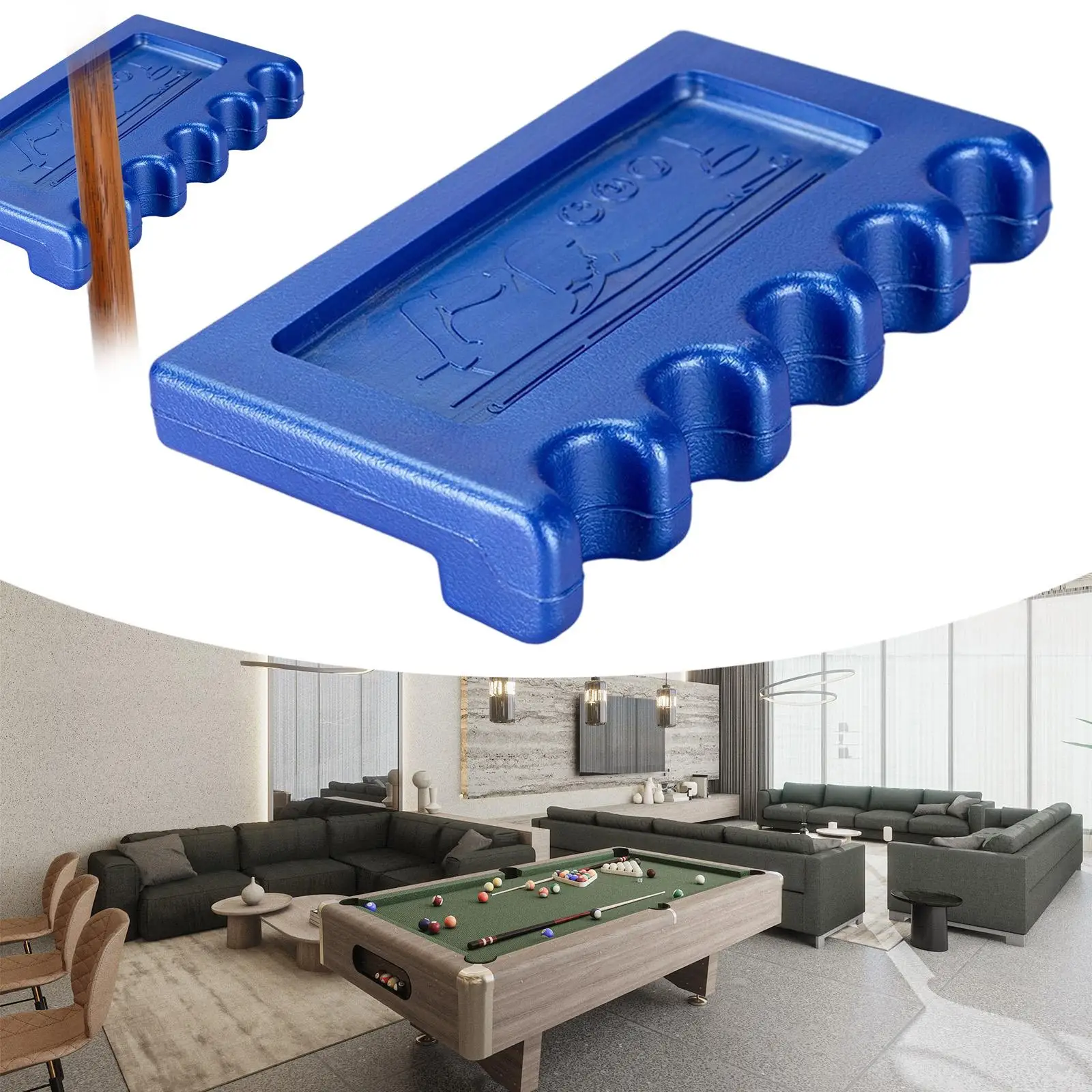 Porta stecche da biliardo Portatile Facile da installare Accessori per stecche da biliardo Stecche Artiglio per gli amanti Tavolo centrale comunitario per appassionati al coperto