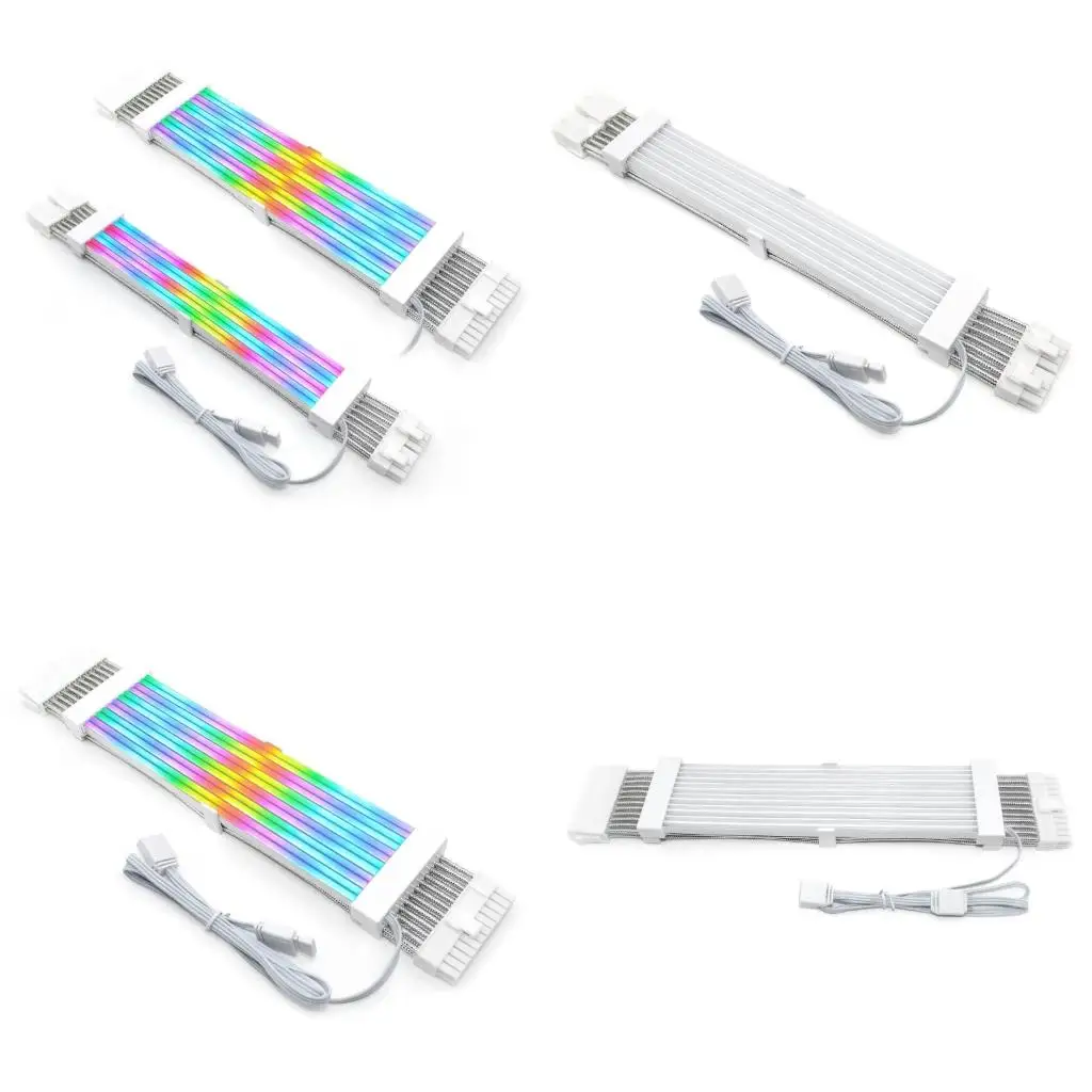 

A52B Motherboard Power Connectors ARGB 24Pin 2x8Pin 3x8Pin Motherboard Power Supply