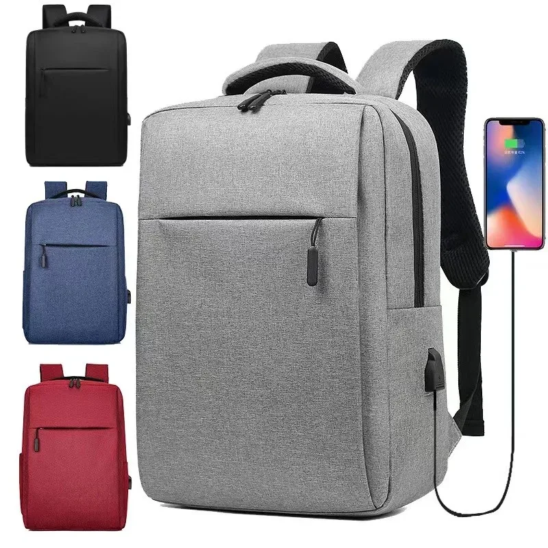 

Backpack Simple Laptop Business Computer Bag Campus Student School Bag Tide Travel Backpack Printable Logo