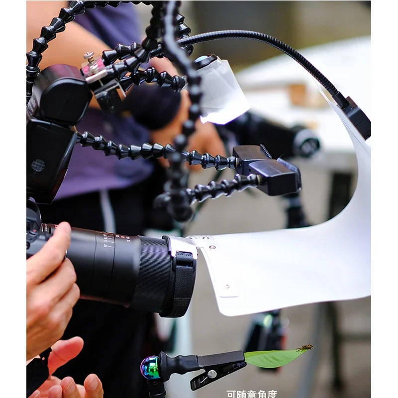 60cm Magic Arm Clamp Clip and Tripod for Macroshot Insects Flower Macro Photography Tool