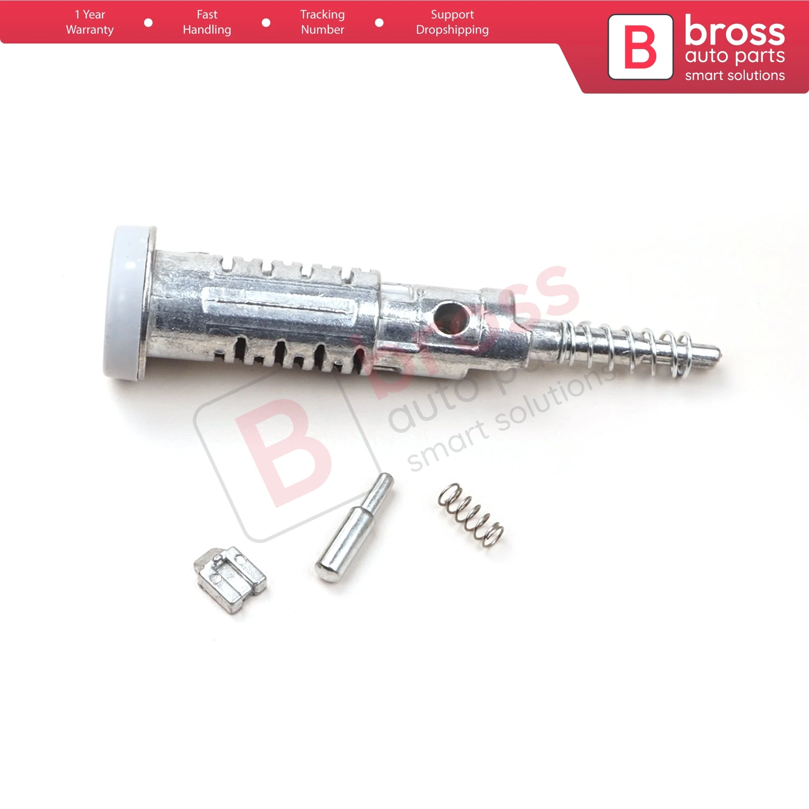 Bross BSP636 Z Profile Type Ignition Type: HU100 Steering Wheel Ignition Tumbler Lock Barrel Cylinder Shaft Rod For Opel Corsa