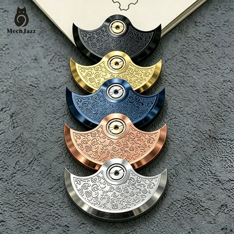 MechJazz Patterned Watch Oscillating Weight Rotor Compatible with NH35, NH36 Movements Mechanical Watch Mod Replacement Parts