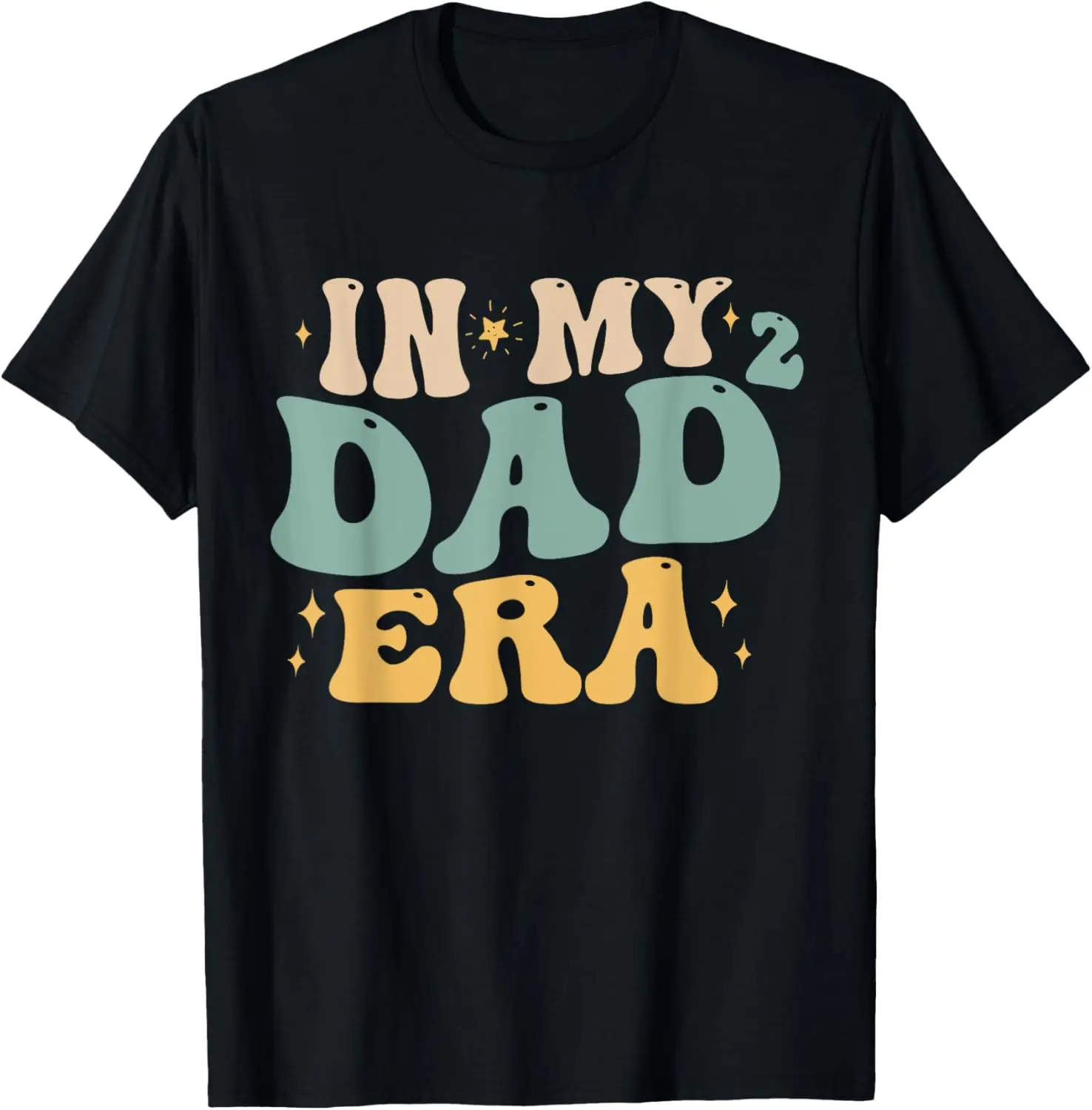 En mi papá2 era I Segunda vez papá cuadrado regalos padre de dos camiseta