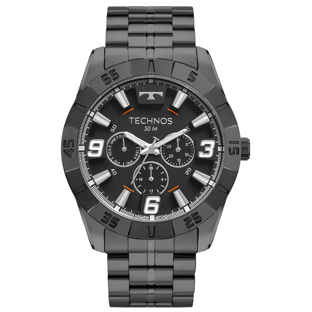 Men's Technos Racer Premium Graphite 6P29ALT/1P Watch