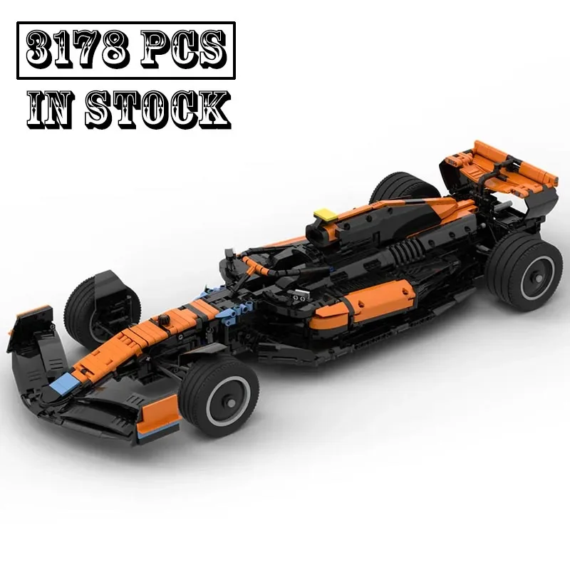 New Technical MOC-139348 SuperMCL60 1:8 Scale SuperRace Car Sports Car Buiding Creators Block Bricks Kids Toys Birthday Gifts