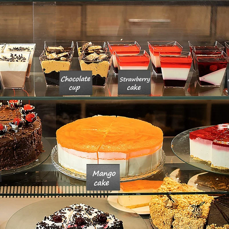 15 PCS 4 X 3 Inch Mini Chalkboard Signs For Food, Reusable Drink & Food Labels For Buffet, Party And Bakery