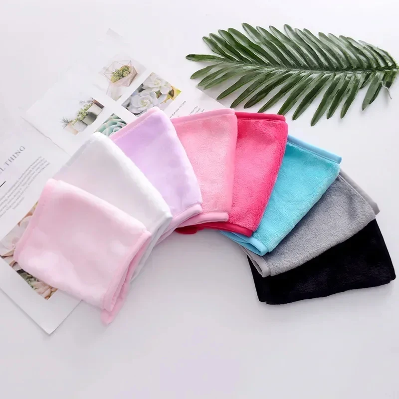 1/2Pcs Makeup Remover Pads Cotton Pads Makeup Eraser Microfiber Facial Towel Face Cleaner Cleaning Wipes Skincare Beauty Tools