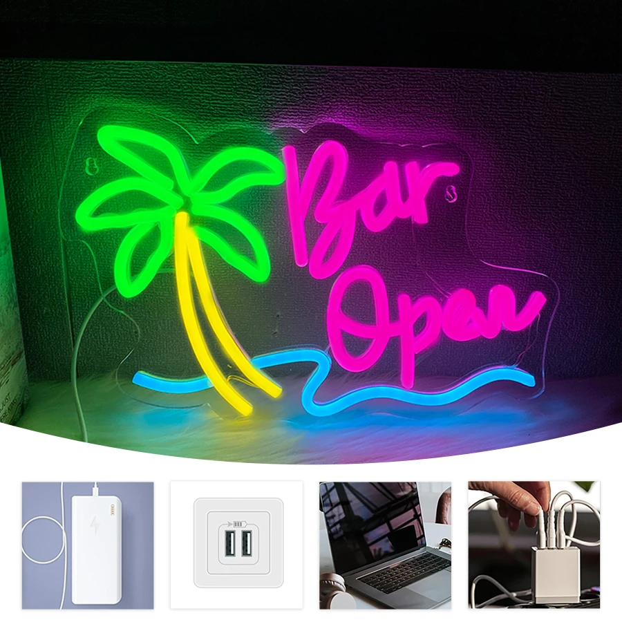 Letrero Luminoso de Neón 'Abie - Wall Decor Lighting Tree reseña y precio