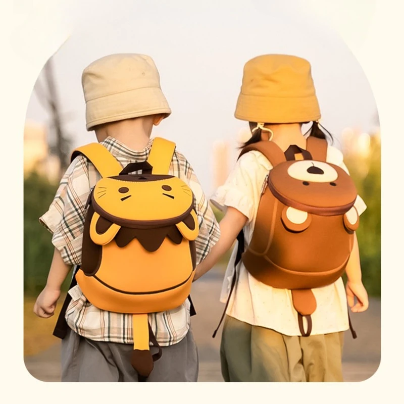 

Kids Kindergarten Backpack for Boys & Girls Cute Toddler Anti-Lost Backpack with Safety Leash Lightweight Children's School Bag