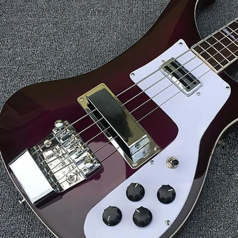 

4-String Electric Bass Bridge Silver BridgeTailpiece String Bridge & Tailpiece for Bass Guitar Parts & Accessories