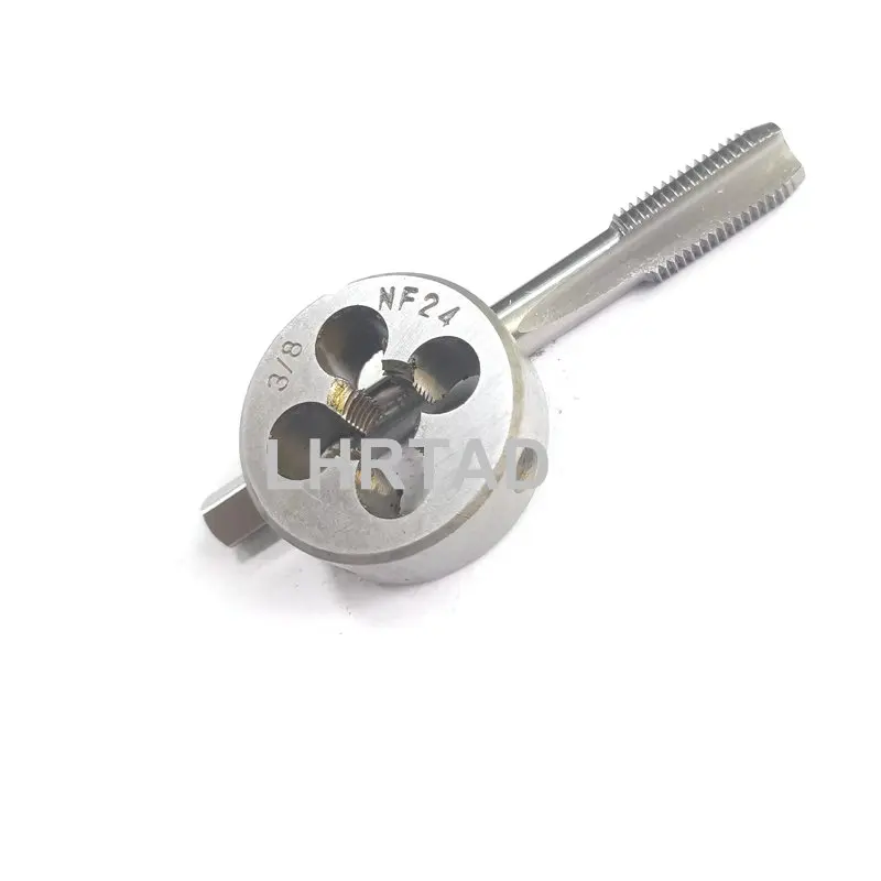 Tap En Matrijs Set Unf 3/8-24 Unified Thread Rechter Hand Plug Tap Die Un 3/8 24