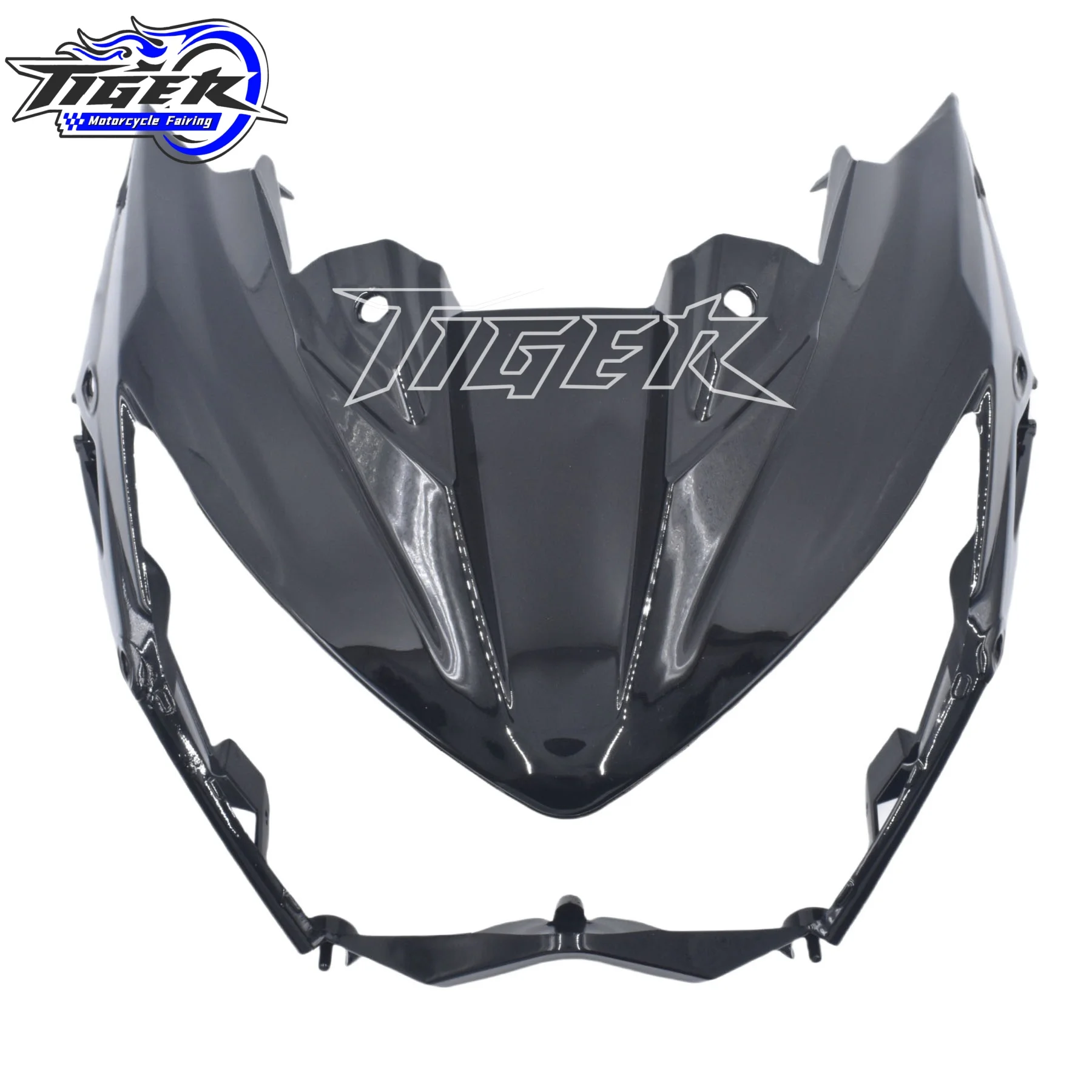 Bright black Motorcycle Injection body Upper Nose Fairing Headlight Holder Cover Fit For Kawasaki Z800 Z 800 2013 2014 2015 2016