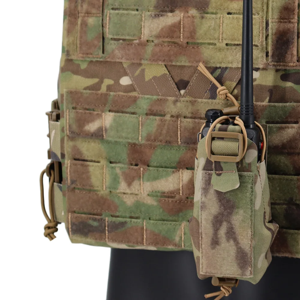 Tactical Gridlok Radio Pouch BAOFENG/POFUNG UV5R UV82 caccia Airsoft Radio Pouch Molle Intercom Pouch Walkie Talkie Bag