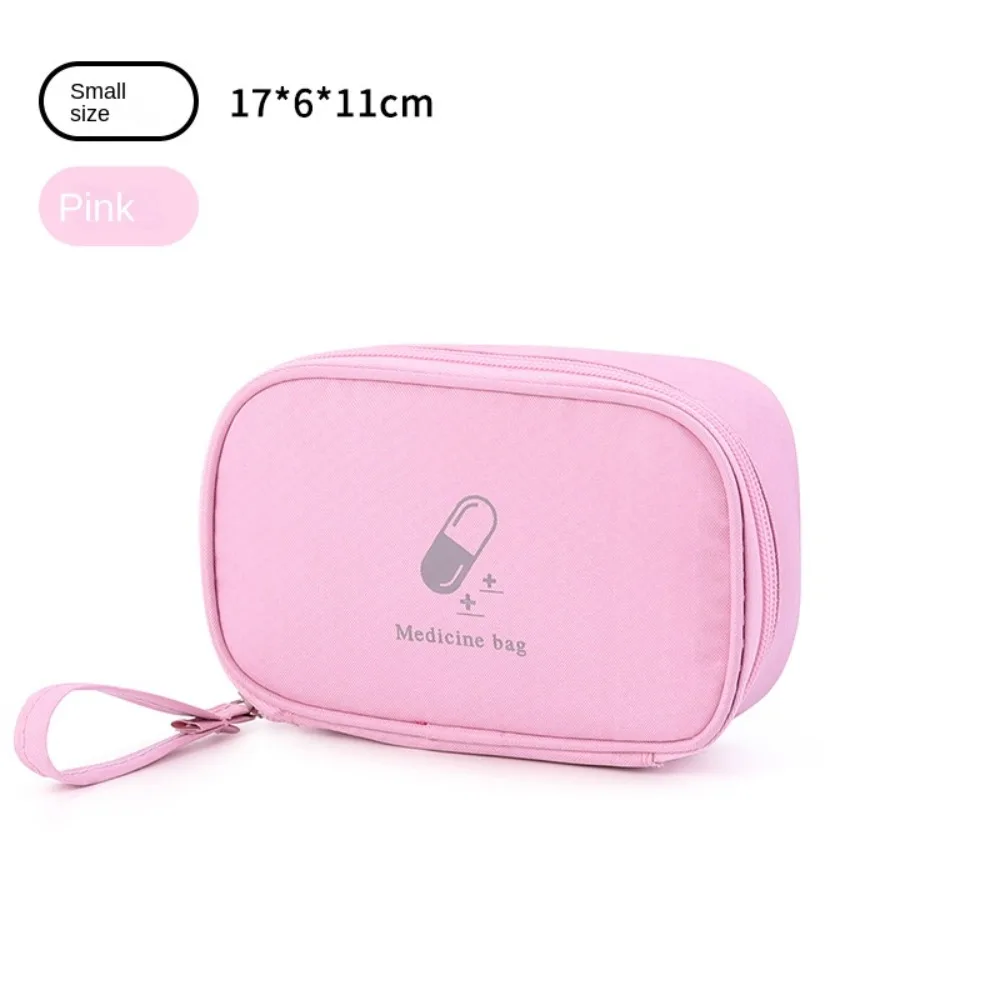 Multifunctional Pink/blue/Grey Medicine Bag Layered Large Capacity Medical Emergency Kits Pill Household First Aid Kit