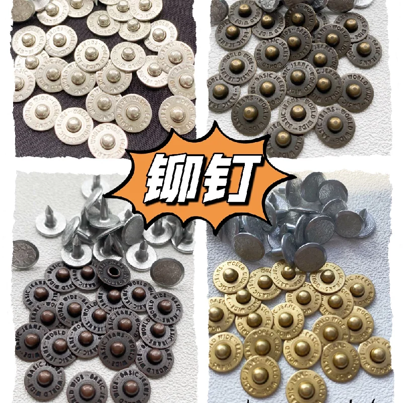 

Spot Japanese YKK Lettering Straw Hat, Studs, Rivets, Pocket Fixing Buckles, 10 Sets of Multi-color New Models, Full Free Shippi