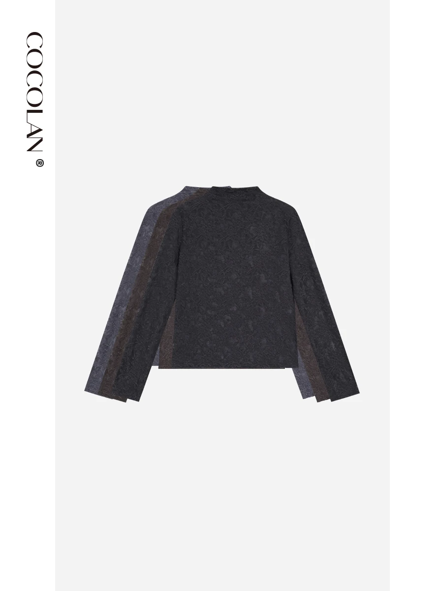 

Women's Lace Knitted Long Sve Base irt Sweater Casual Sle Polyester Fabric ort Length Girl's Faion Q58XS232