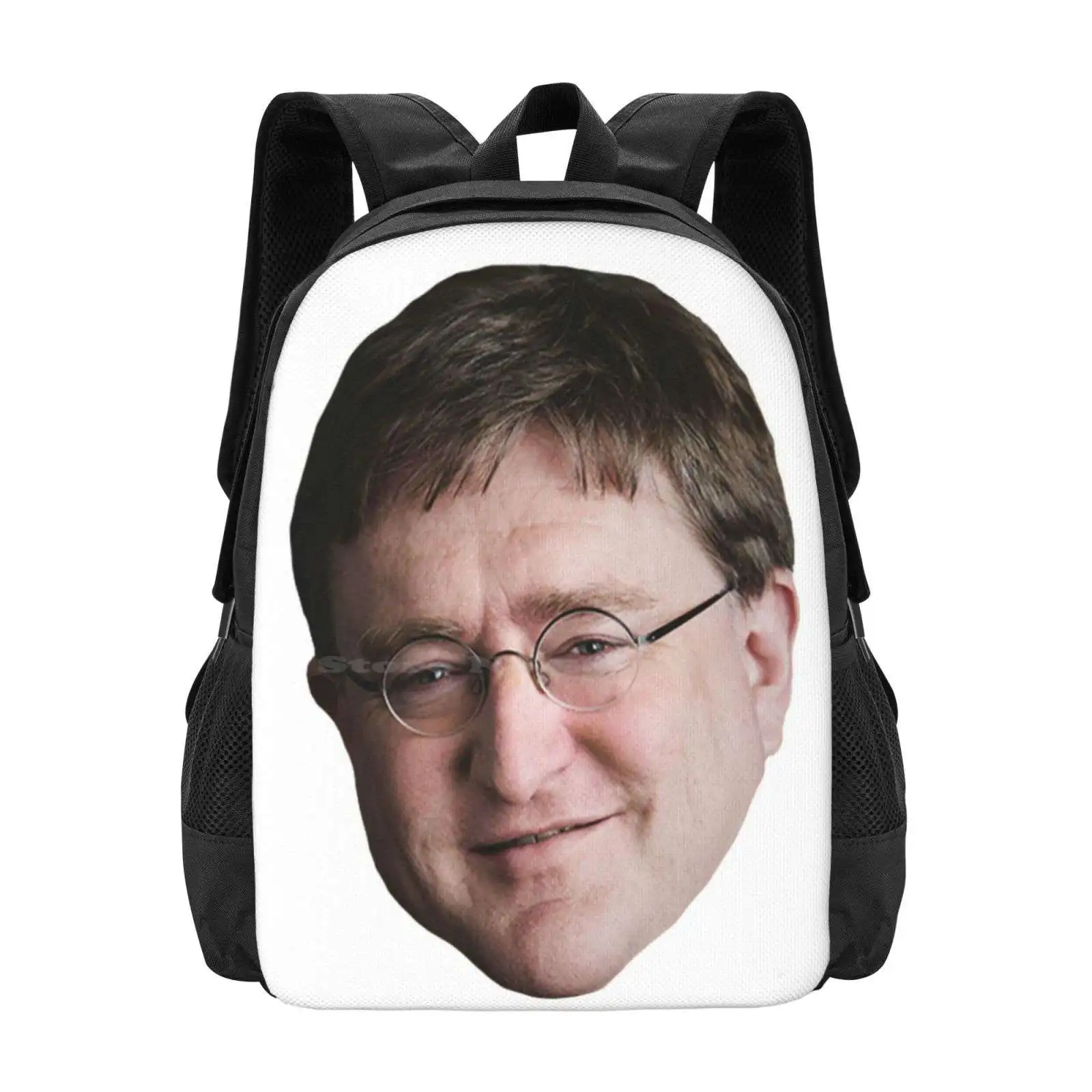 

Gaben-Gabe Newell Meme New Arrivals Unisex Bags Student Bag Backpack Gabe Newell Gaben Meme