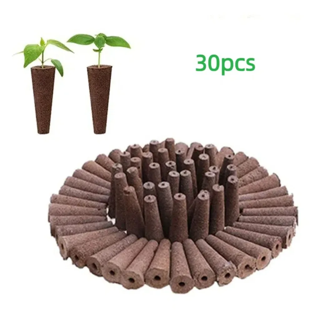 

30pcs Replacement Root Seed Grow Sponges Planting Tool Seed Starting Seedling Starter Plugs Hydroponics Biodegradable