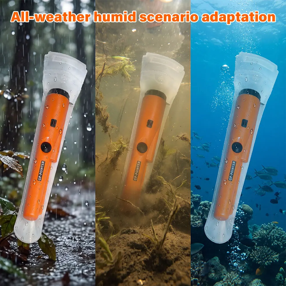 Wasserdichter Pinpointer GP-Pointer Handgehaltener Metalldetektor Positionierungsstab Schatzsuchgerät Mit Armband LED-Licht – Detail 31