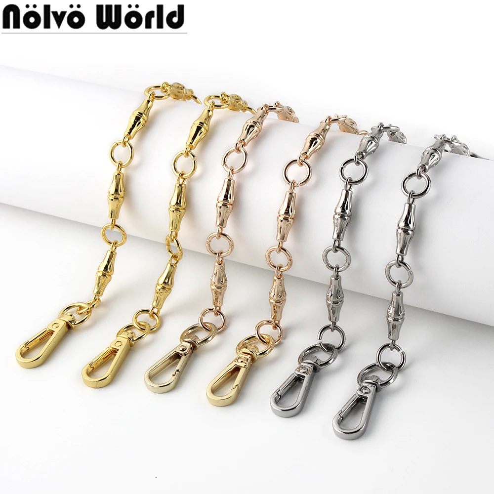 2/4/6PCS Length:55cm 7mm Metal Bag Chain Handbag Shoulder Strap For Underarm Crossbody Belts Tote Shoulder Handle Accessories