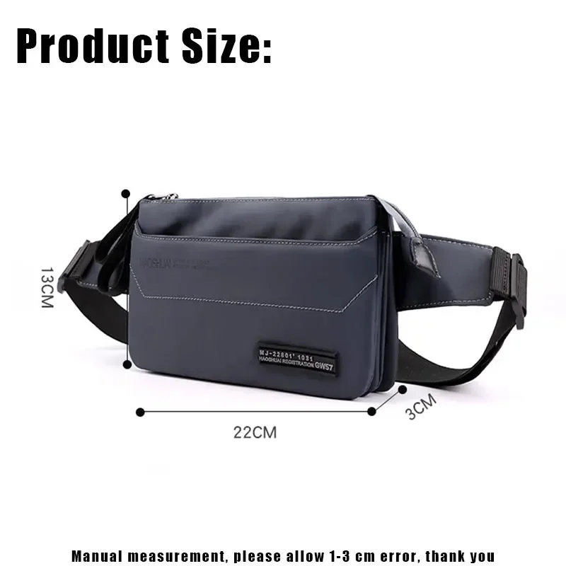 2024 NEW Hot Sale Men Fanny Pack Female New Sport Fashion Waterproof Chest Packs Unisex Waist Bag Multifunctional Storage 4 Bags