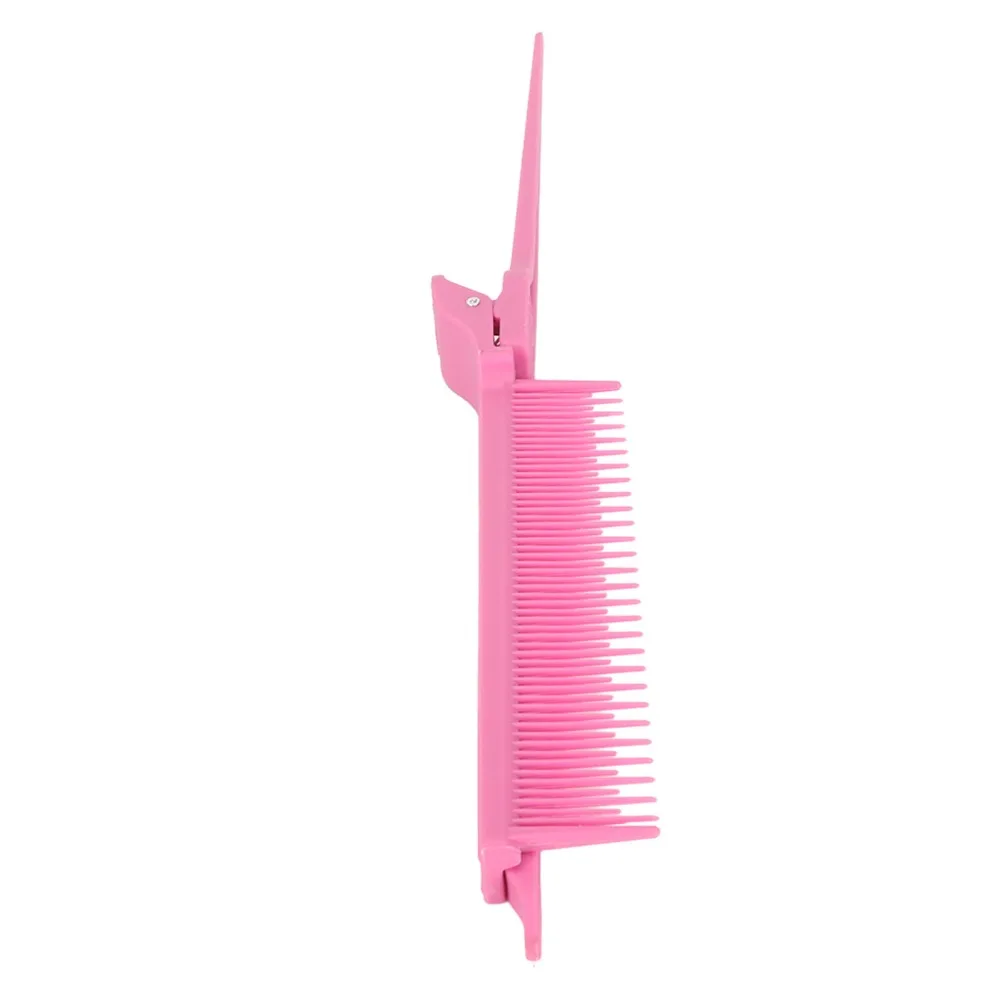 Professional Highlighting Comb Carbon fiber Fine Point Hair Styling Comb Pink Fine Tooth Teasing Comb Everyday Touch Ups