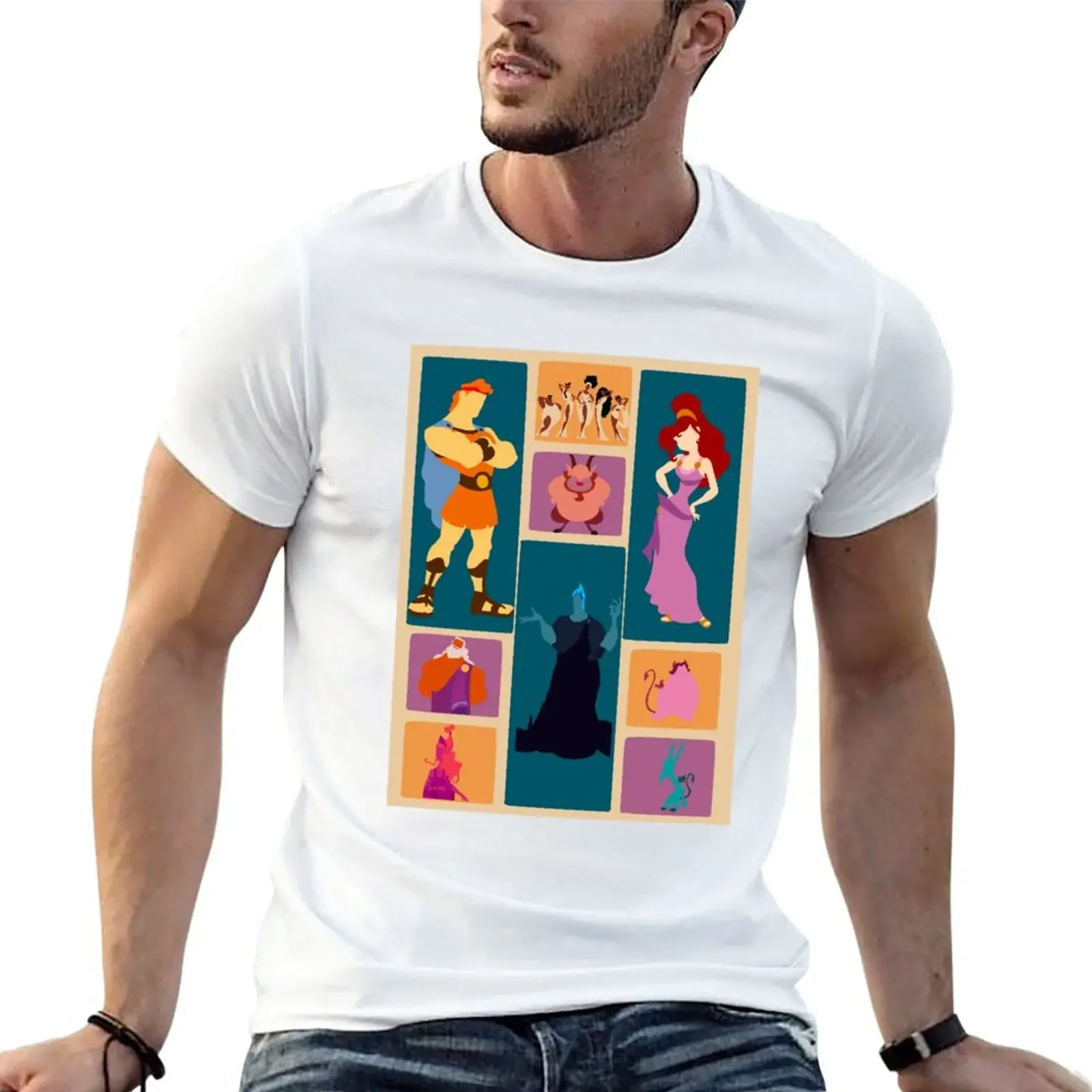 New Hercules Inspired Minimalist Design T-Shirt t shirt man Short t-shirt plus size t shirts mens clothing