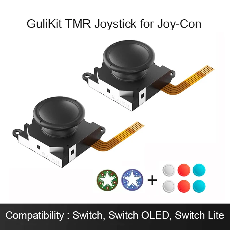 GuliKit TMR No-Drift Joy-Con Replacement Stick for Nintendo Switch image