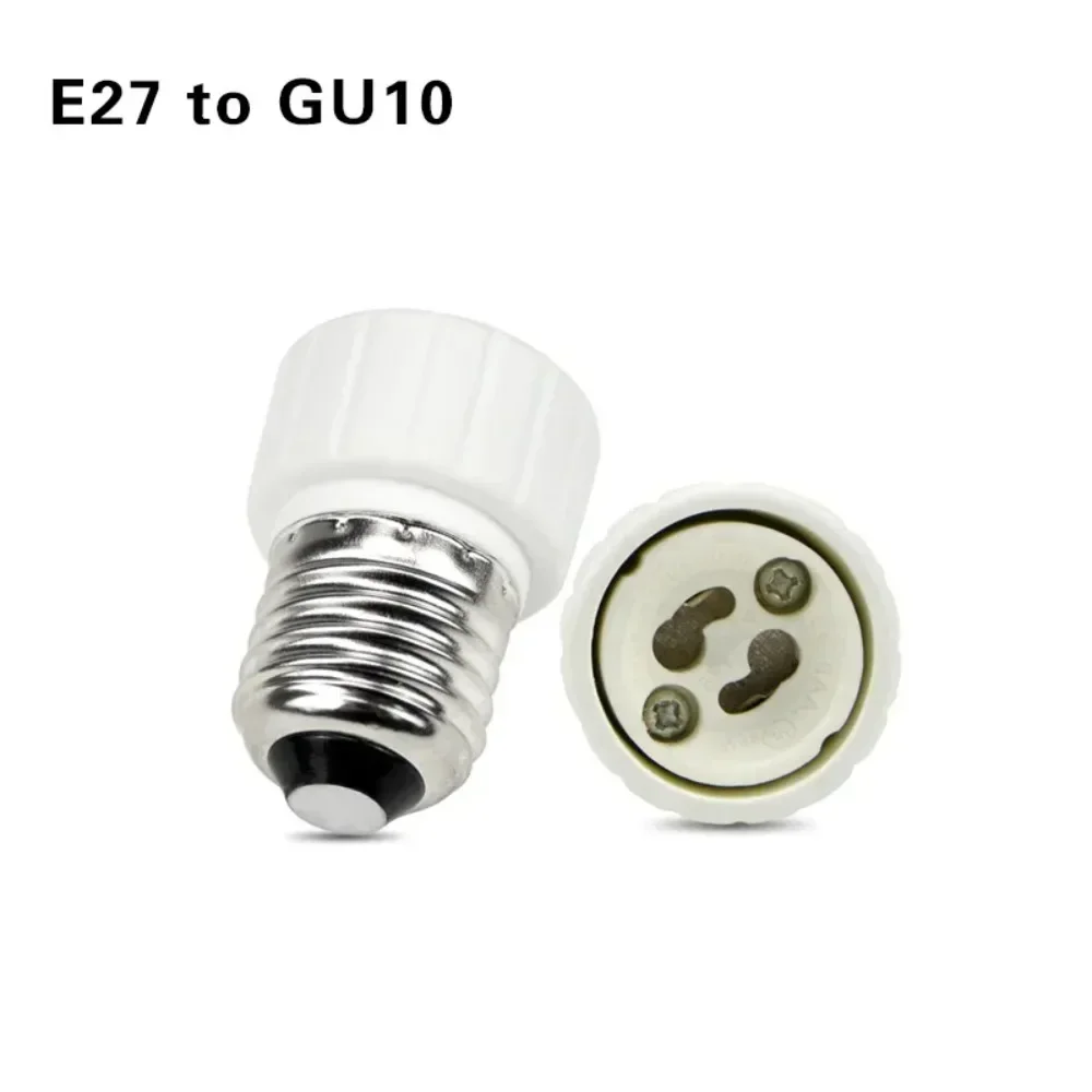 

GU10 To E27 Adapter Screw Sockets Lot Lamp Bulb Adapter Plastic Base LED Bulb Extender Converter Fitting Light