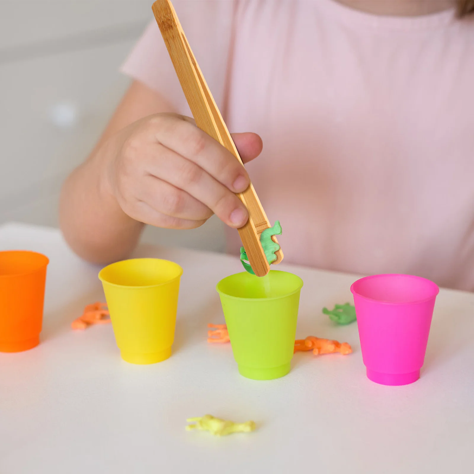 4 pçs crianças pinças de madeira habilidades motoras finas clipe jogo para crianças meninos meninas educacional ferramenta desenvolvimento aperto precoce