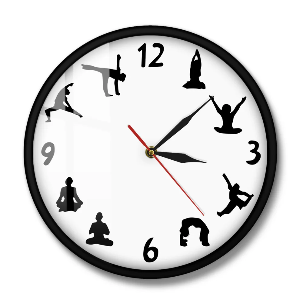 اليوغا الهندوسية فلسفة سيد الرقص الاكريليك ساعة حائط المعاصرة الإبداعية الفن جدار ديكور فكرة هدية فريدة لمحبي اليوغا