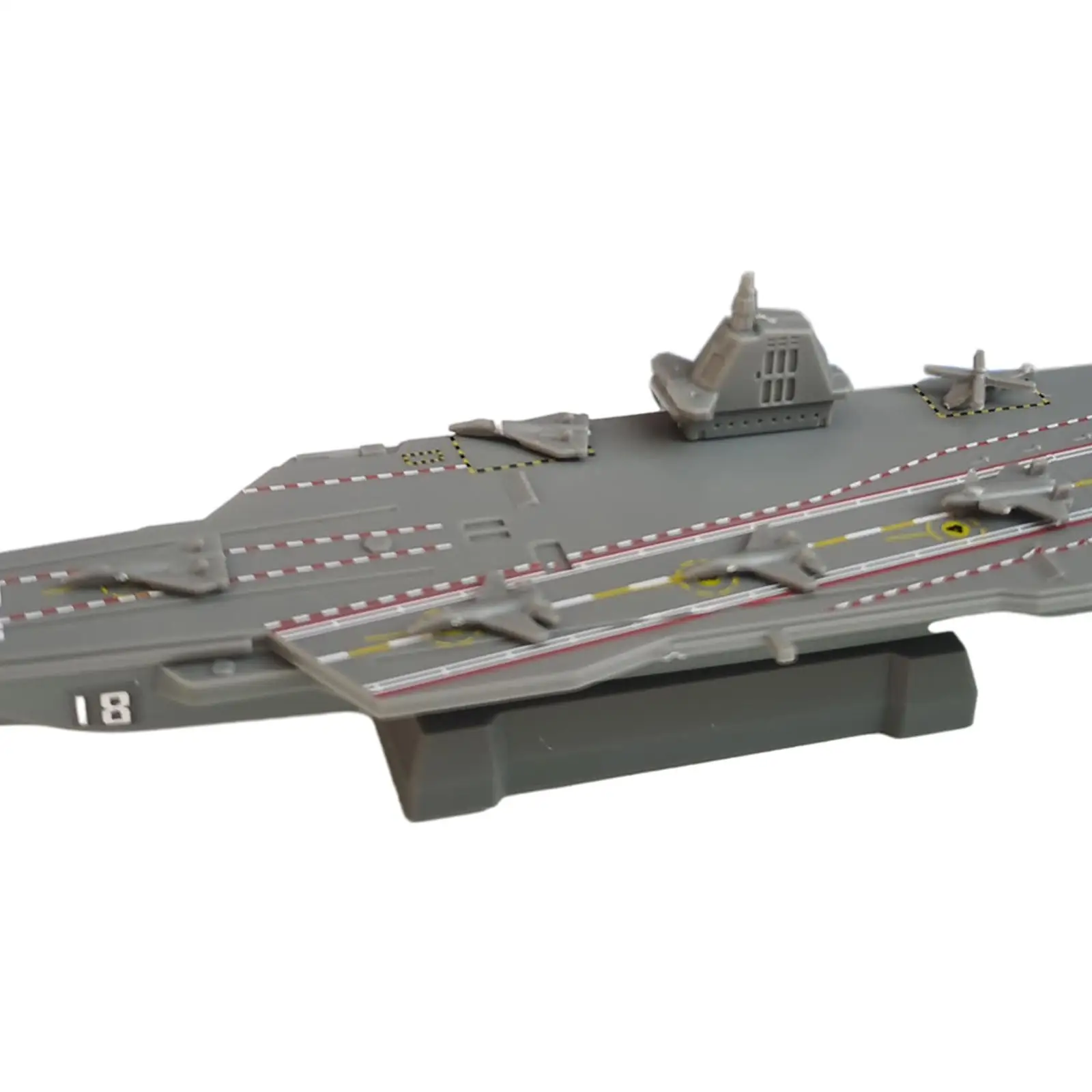 Aircraft Carrier Model Tabletop Decor Educational Toys Gifts 3D Model Building Kits for Boys Adults Kids Display Collection