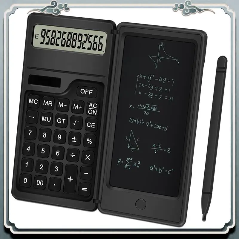 12 Digits LCD Display Solar Desktop Calculator Portable Calculator For Office, School And Home