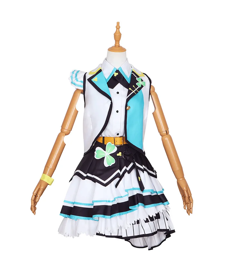 Anime Project Sekai MORE MORE JUMP Cosplay Costume Airi Shizuki Kiritani Haruka Hanasato Minori Wig Shoes Uniform Outfit Suit